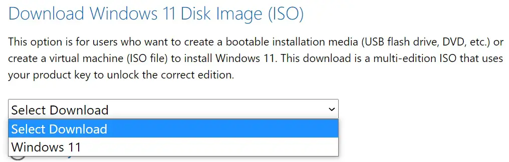download windows 11 page