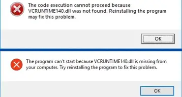 4 Ways To Fix Vcruntime140 1 Dll Missing Or Not Found In Windows 11 10