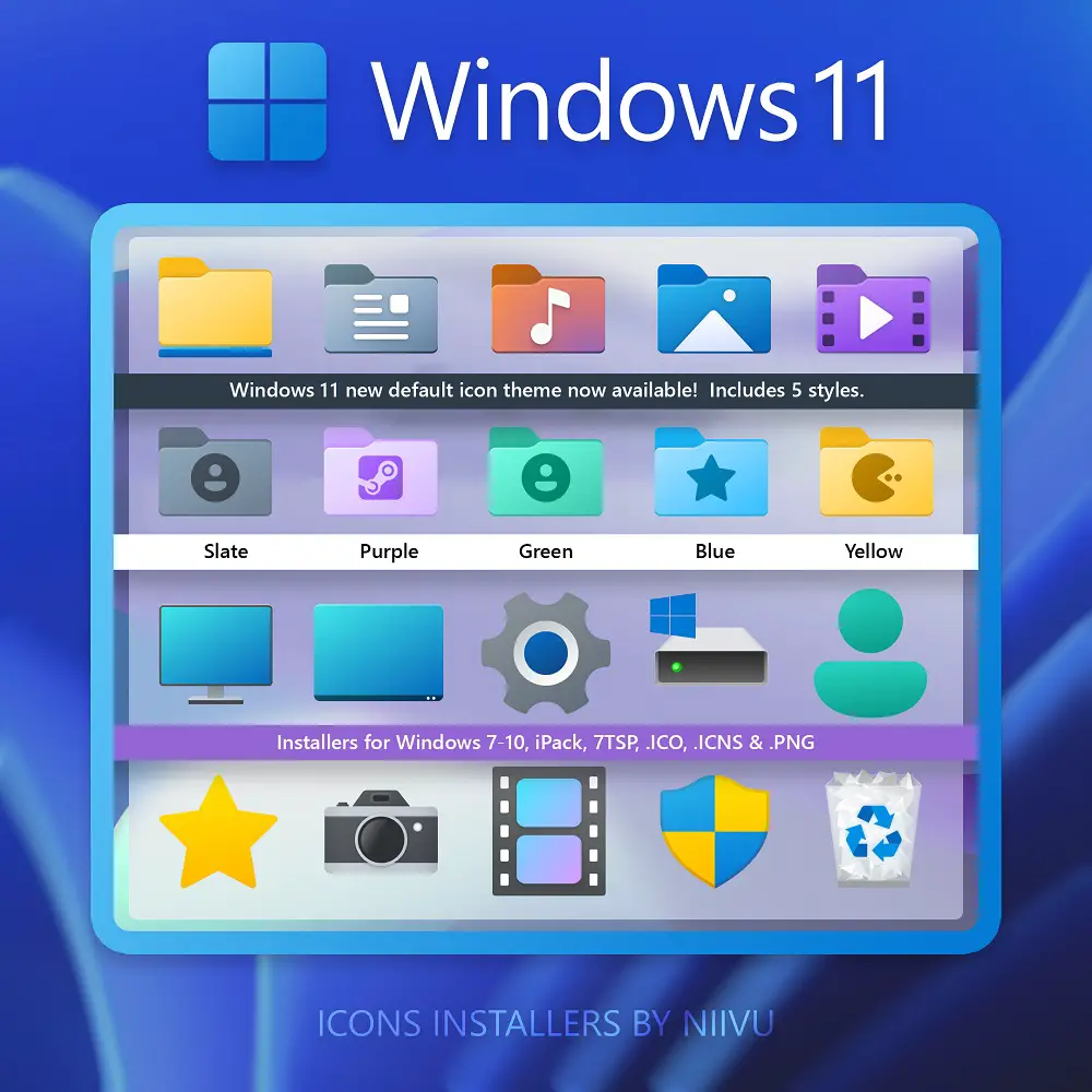 WIndows 11 icon theme