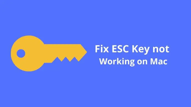 Fix ESC Key not Working on Mac