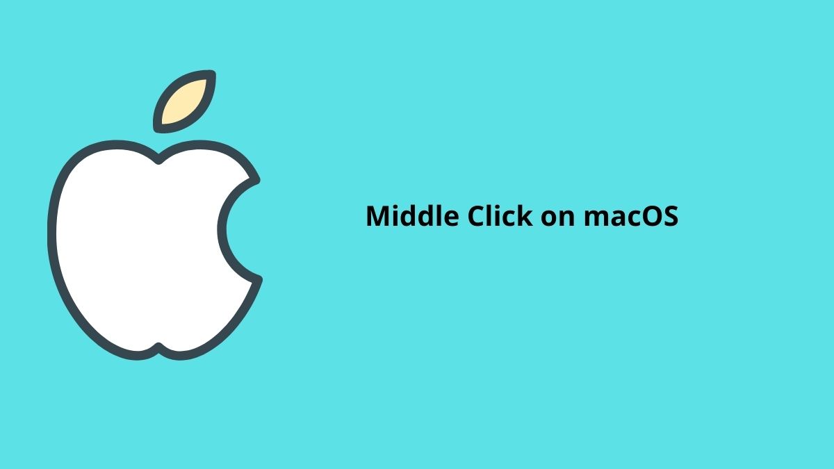 Middle Click on mac